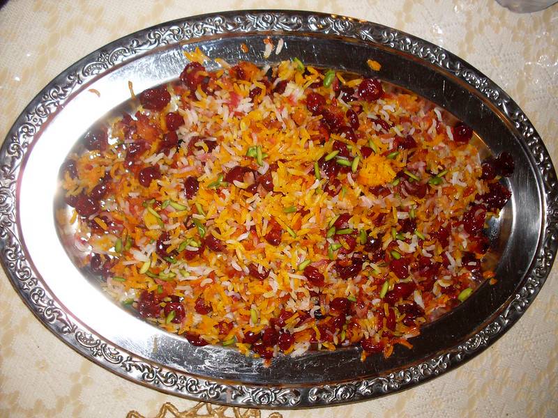 Albaloo pilaf is a delicious and lovely sour food